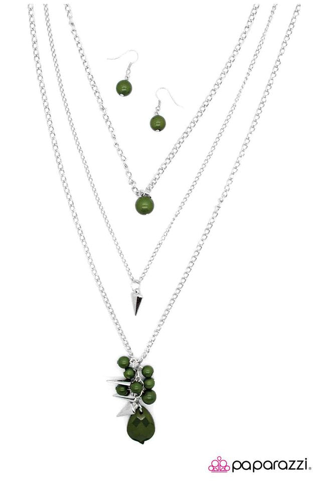 Paparazzi ♥ Tread Lightly - Cypress ♥ Necklace