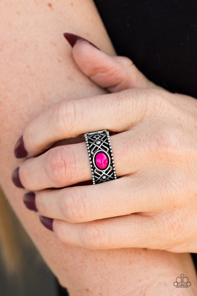 Paparazzi ♥ Cave Babe - Pink ♥ Ring