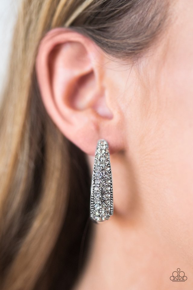 Paparazzi ♥ Glitter Jam - White ♥ Earrings