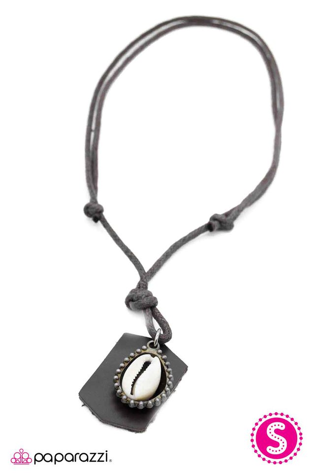 Paparazzi ♥ Cutting Edge - Brown ♥ Necklace