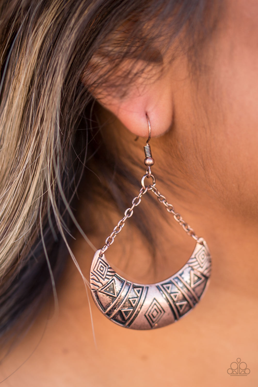 Paparazzi ♥ Texas Tango - Copper ♥ Earrings