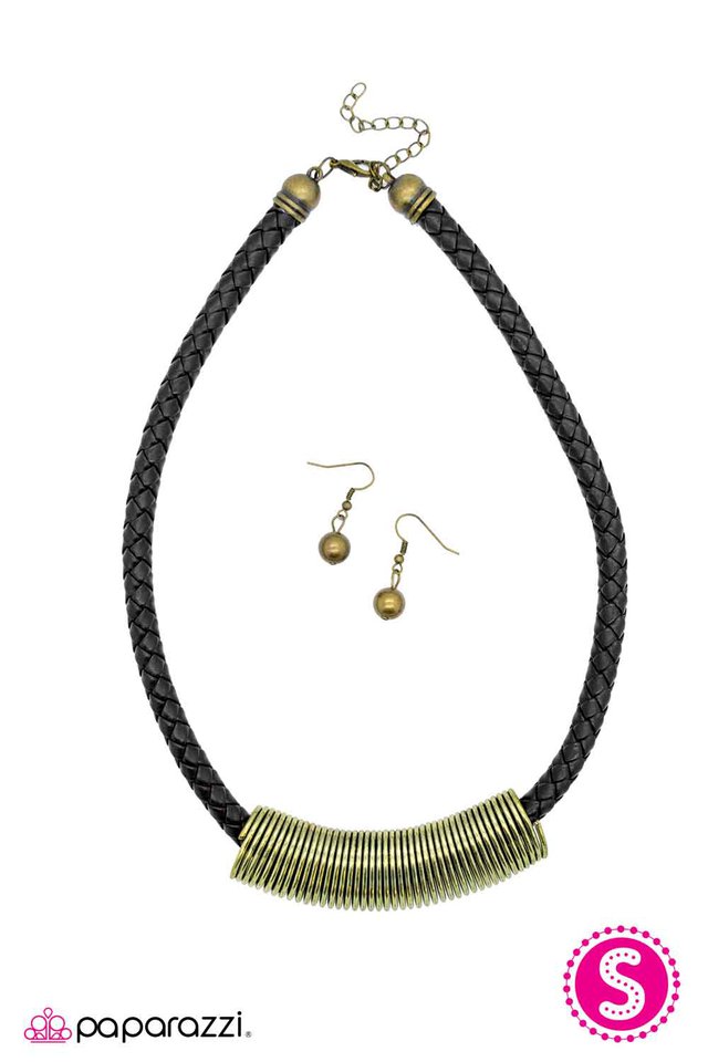 Paparazzi ♥ Adventure Awaits - Brass ♥ Necklace