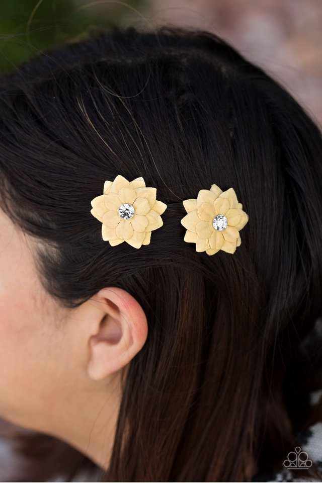 Paparazzi ♥ Dreaming About Daisies - Yellow ♥ Hair Clip
