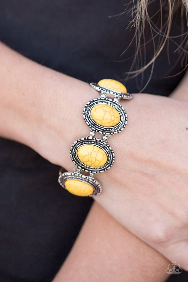 Paparazzi ♥ RANCH Out - Yellow ♥ Bracelet