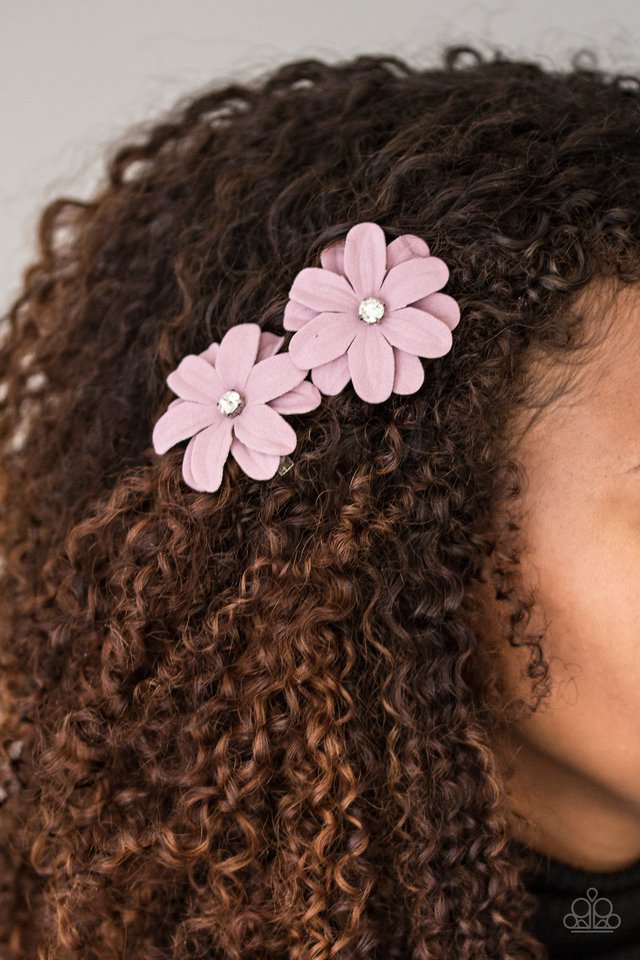 Paparazzi ♥ Glowing Groves - Pink ♥ Hair Clip