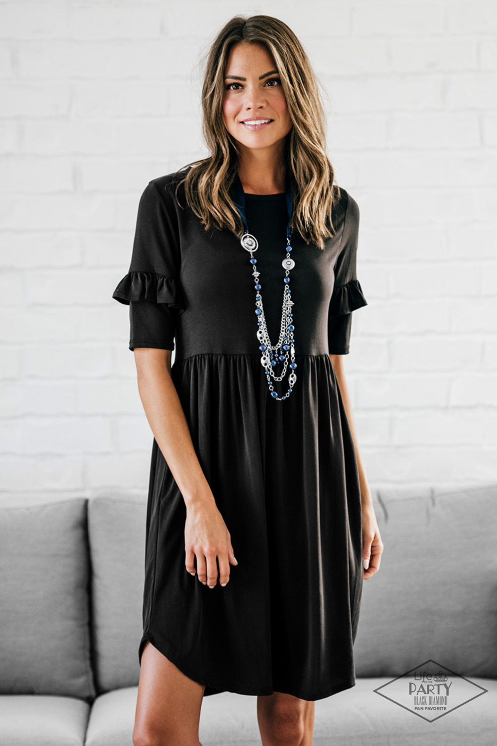 Paparazzi ♥ All The Trimmings - Blue ♥ Necklace