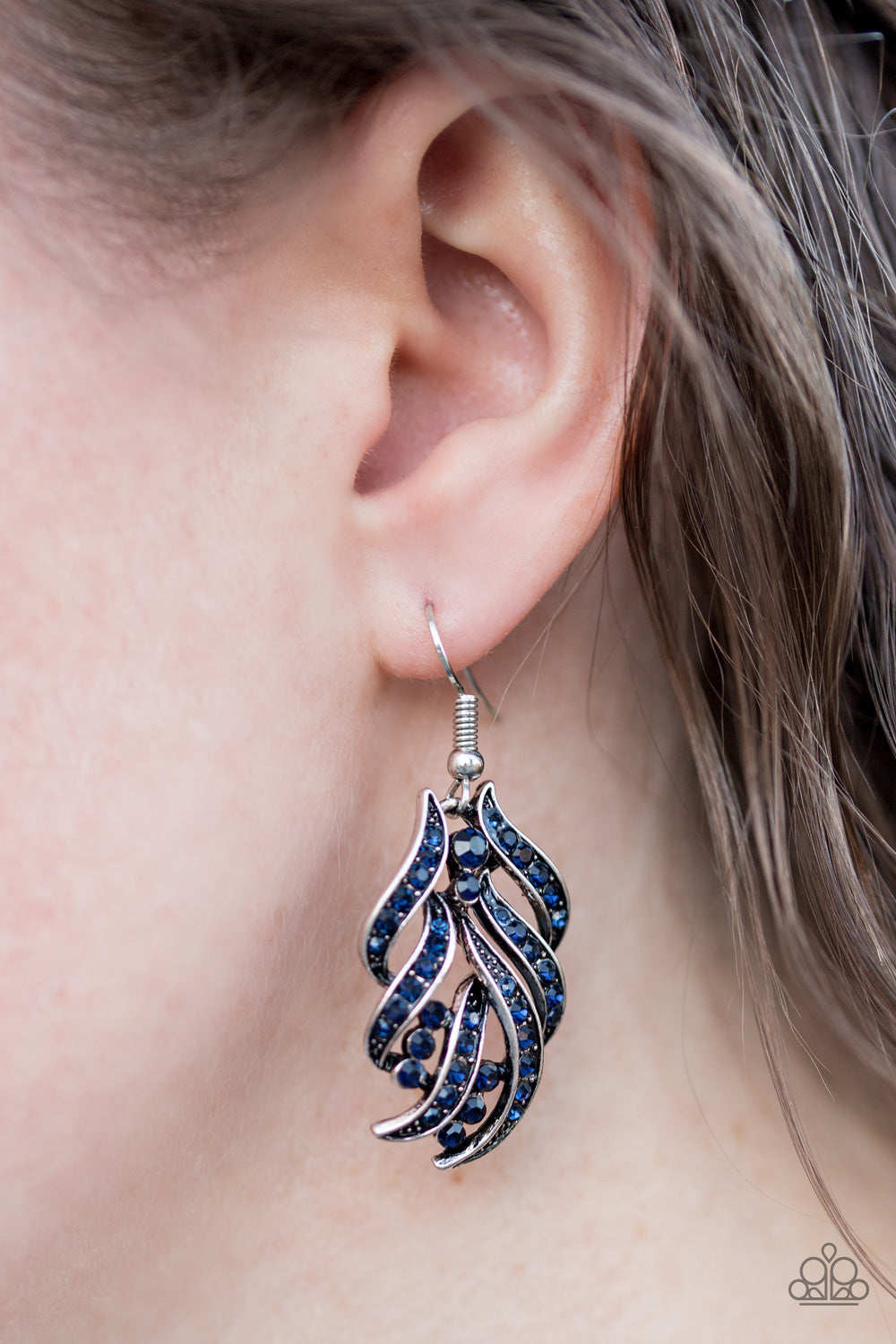 Paparazzi ♥ Fan The Flames - Blue ♥ Earrings