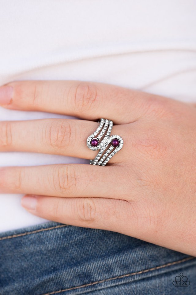 Paparazzi ♥ Kill Em With Class - Purple ♥ Ring