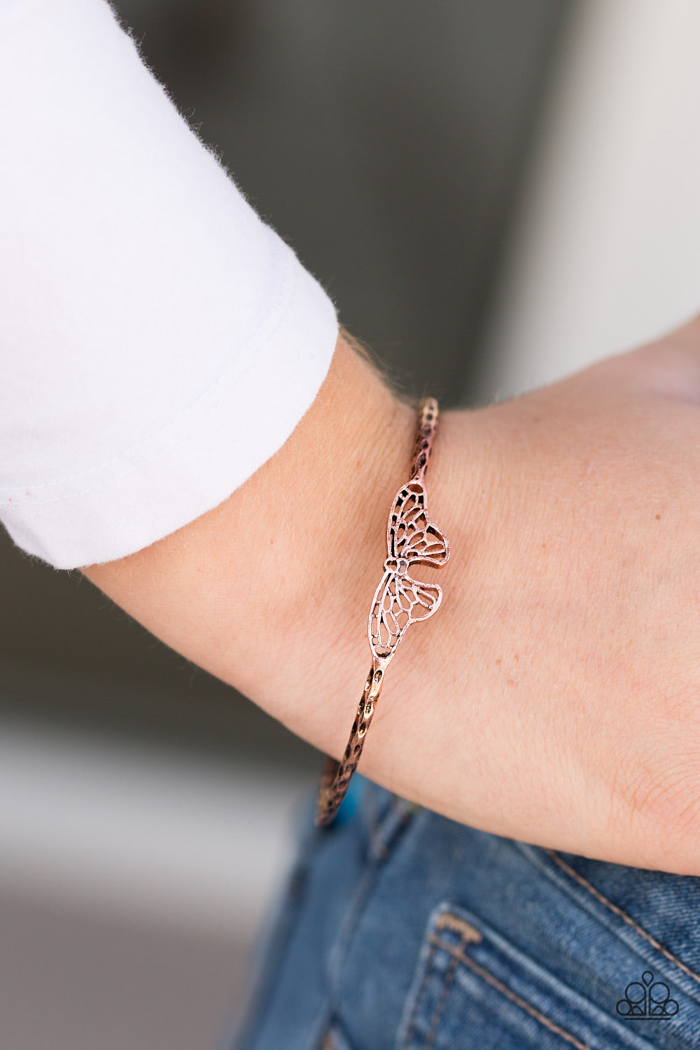 Paparazzi ♥ Butterfly Beauty - Copper ♥ Bracelet