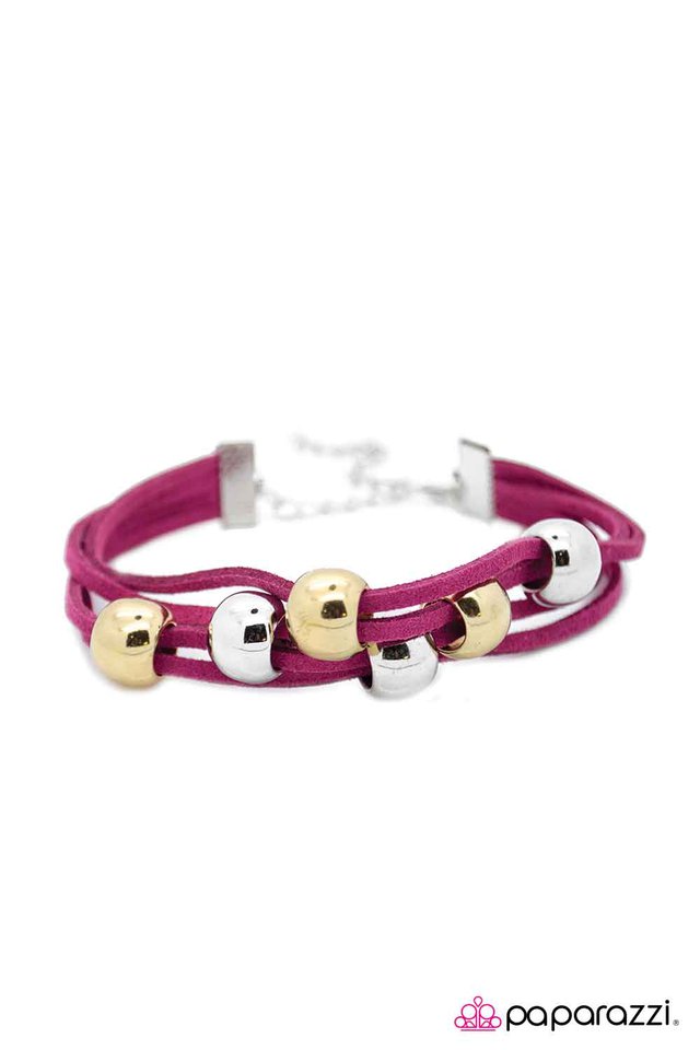 Paparazzi ♥ Overly Understated - Pink ♥ Bracelet