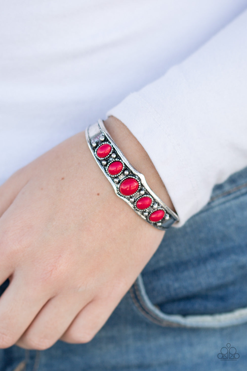 Paparazzi ♥ Highlander - Red ♥ Bracelet