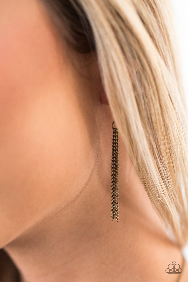 Paparazzi ♥ Stone Serenity - Brass ♥ Necklace