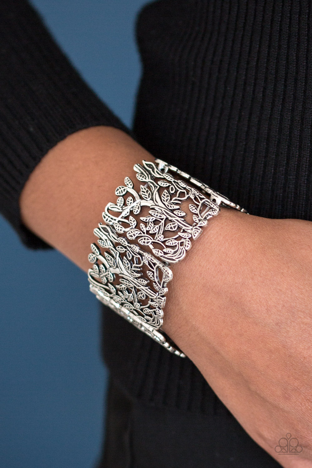 Paparazzi ♥ I Feel VINE - Silver ♥ Bracelet