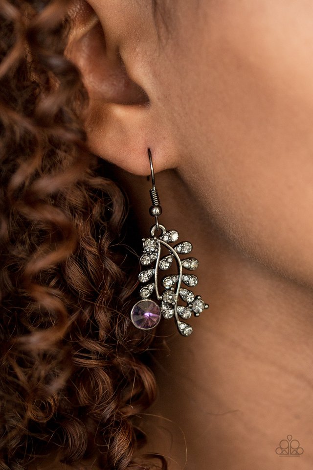 Paparazzi ♥ Make You VINE - Purple ♥ Earrings