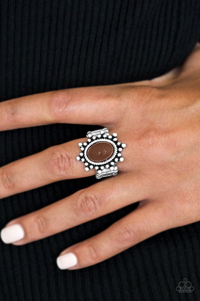 Paparazzi ♥ Seasonal Sunshine - Brown ♥ Ring