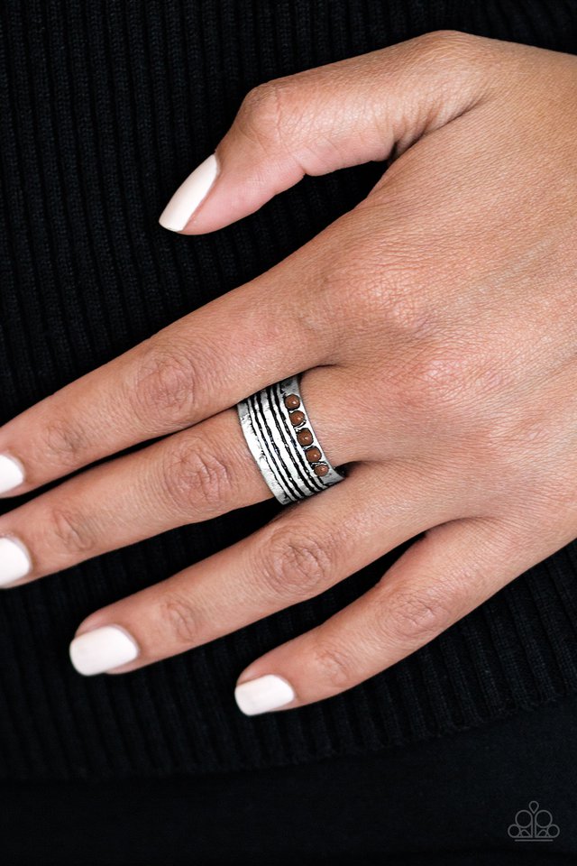 Paparazzi ♥ This Might Take A-WILD - Brown ♥ Ring