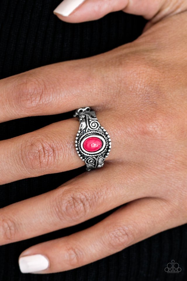 Paparazzi ♥ The Jungle LOOK - Pink ♥ Ring