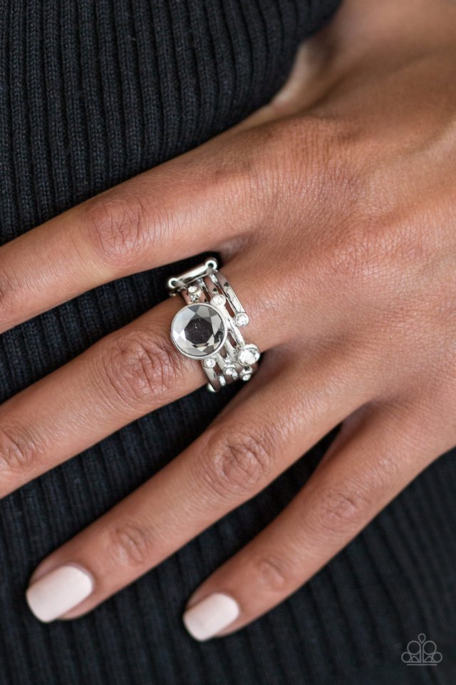 Paparazzi ♥ Pardon My Sparkle - Silver ♥ Ring