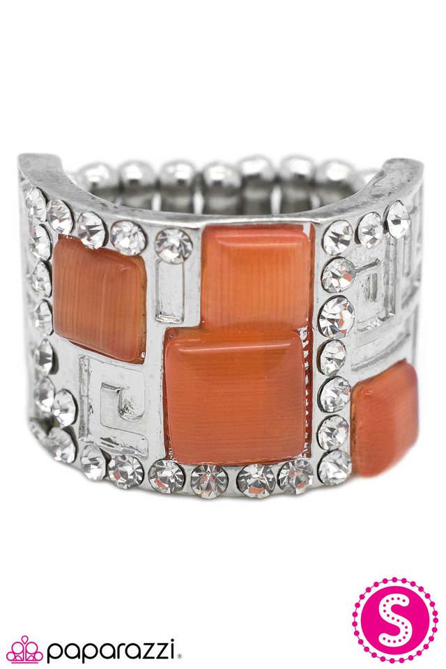 Paparazzi ♥ Primitive Perfection - Orange ♥ Ring