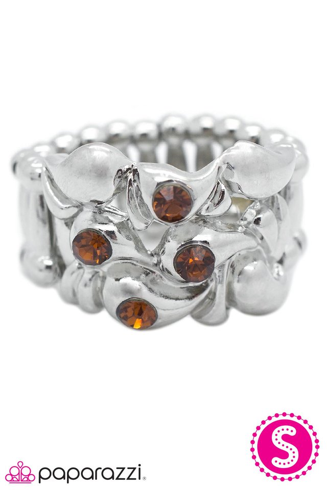 Paparazzi ♥ Make A Break for It - Brown ♥ Ring