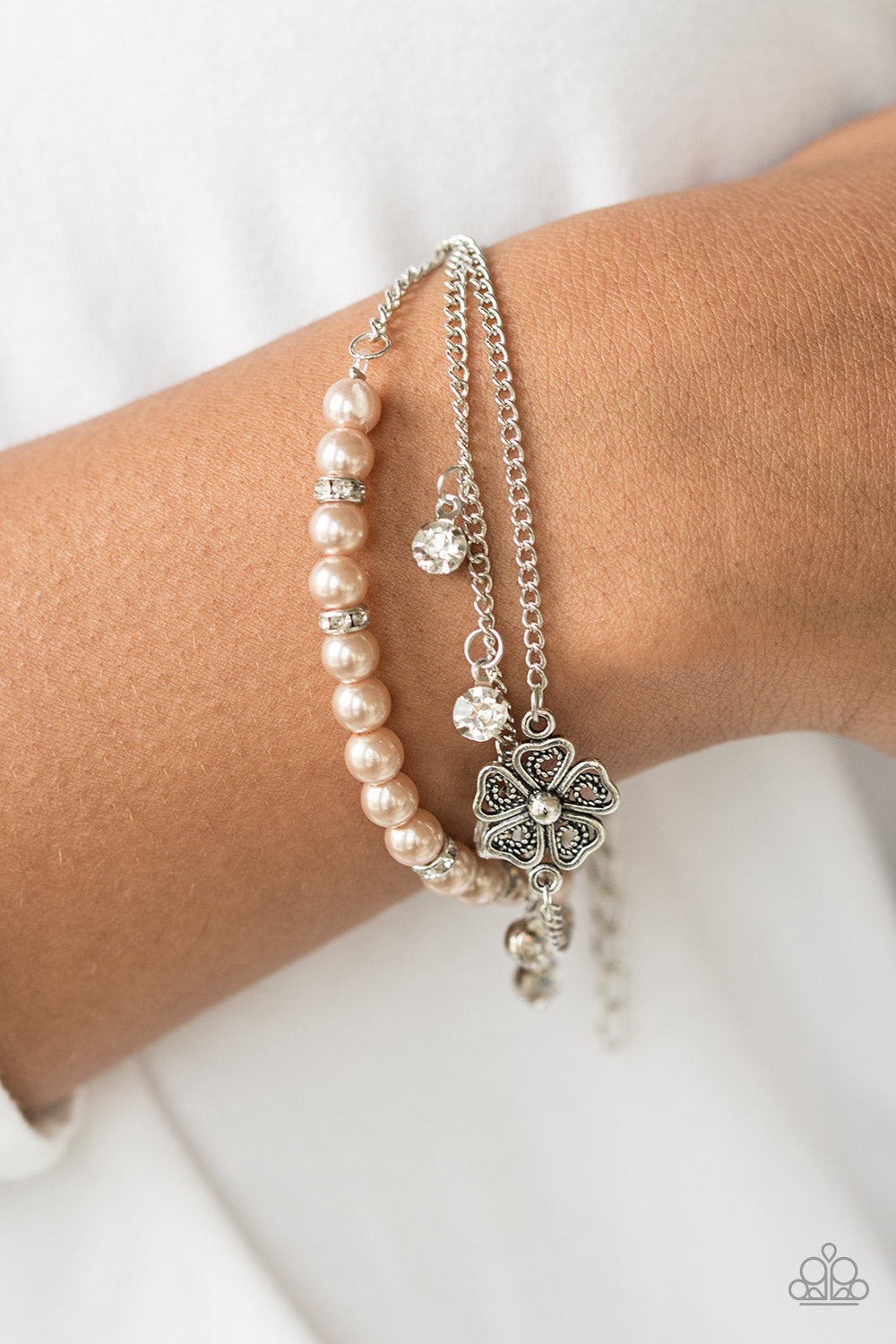 Paparazzi ♥ Petunia Party - Brown ♥ Bracelet