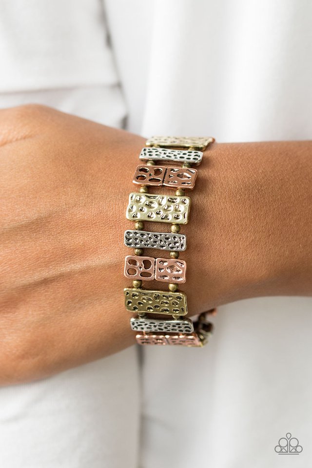 Paparazzi ♥ Domino Effect - Multi ♥ Bracelet