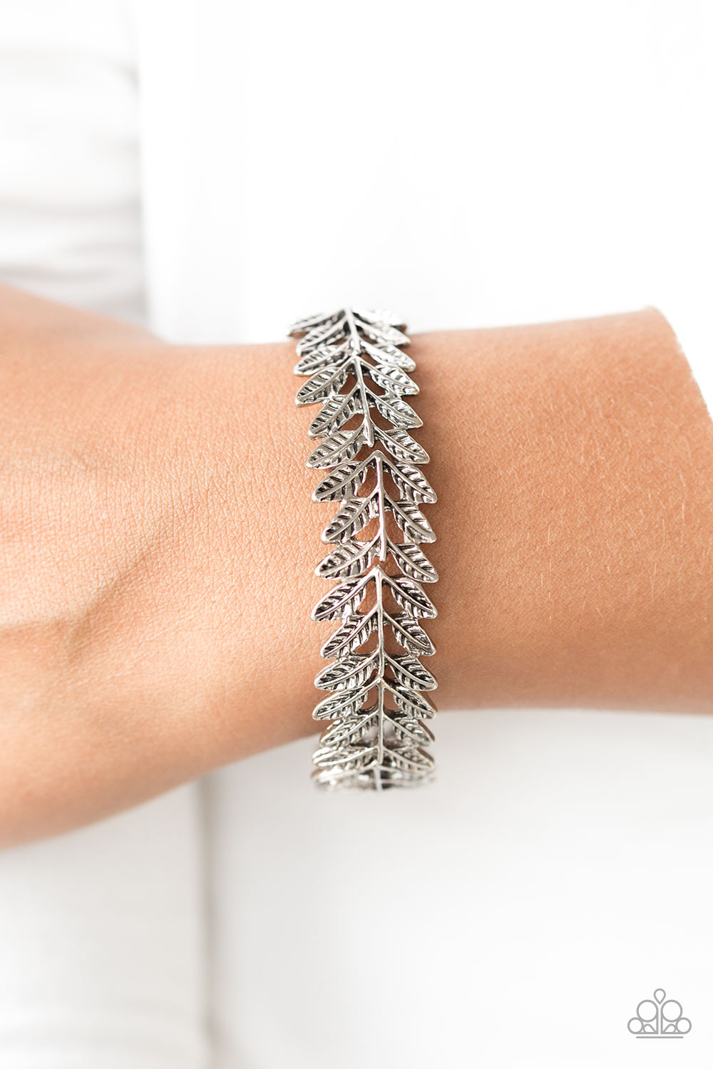 Paparazzi ♥ Only Time Will-ow Tell - Silver ♥ Bracelet