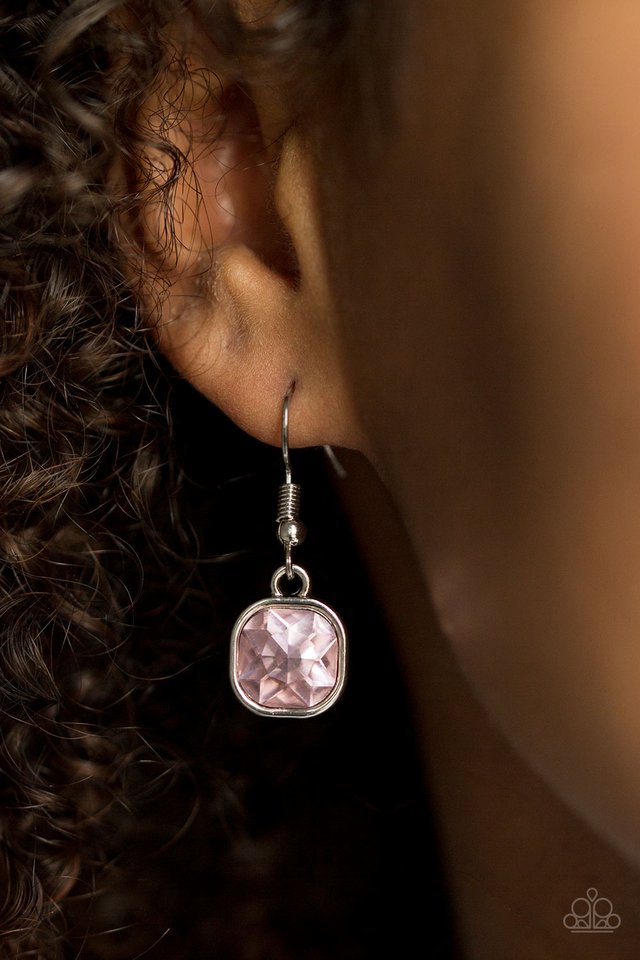 Paparazzi ♥ Everlasting Shine - Pink ♥ Earrings