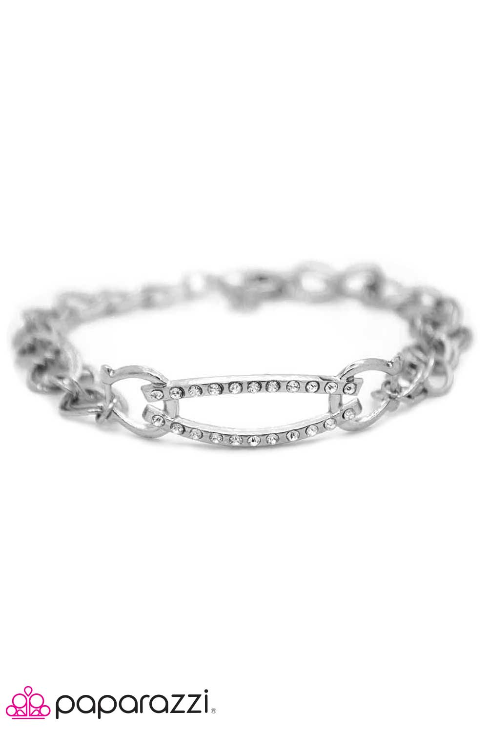 Paparazzi ♥ I Adore You - Silver ♥ Bracelet