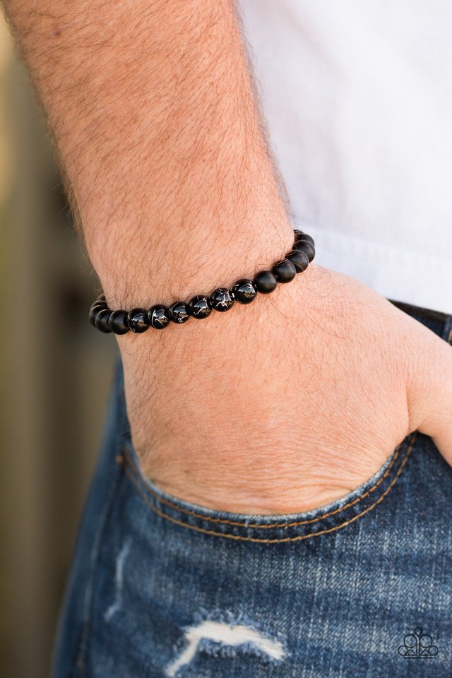 Paparazzi ♥ Resilience - Black ♥ Bracelet