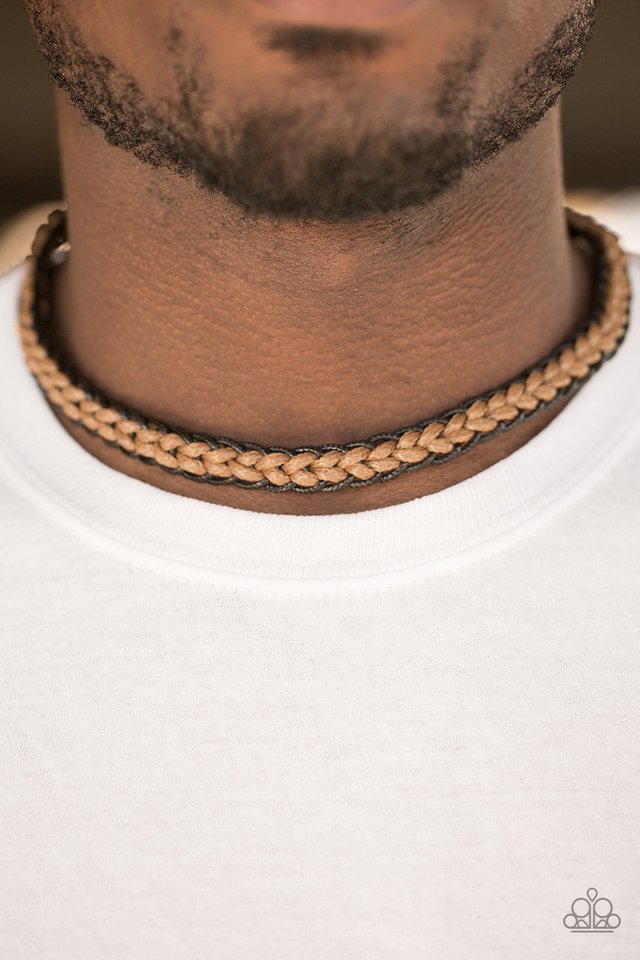 Paparazzi ♥ Trail Guide - Brown ♥ Necklace