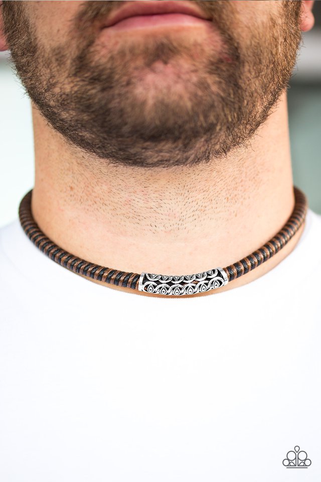 Paparazzi ♥ The Mainland - Brown ♥ Necklace