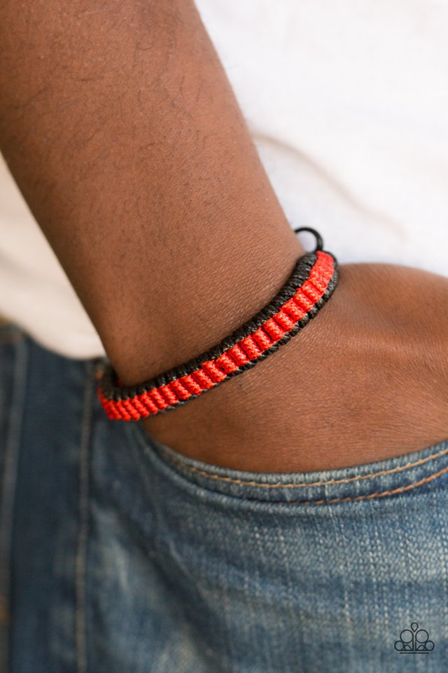 Paparazzi ♥ Trail Tracker - Red ♥ Bracelet