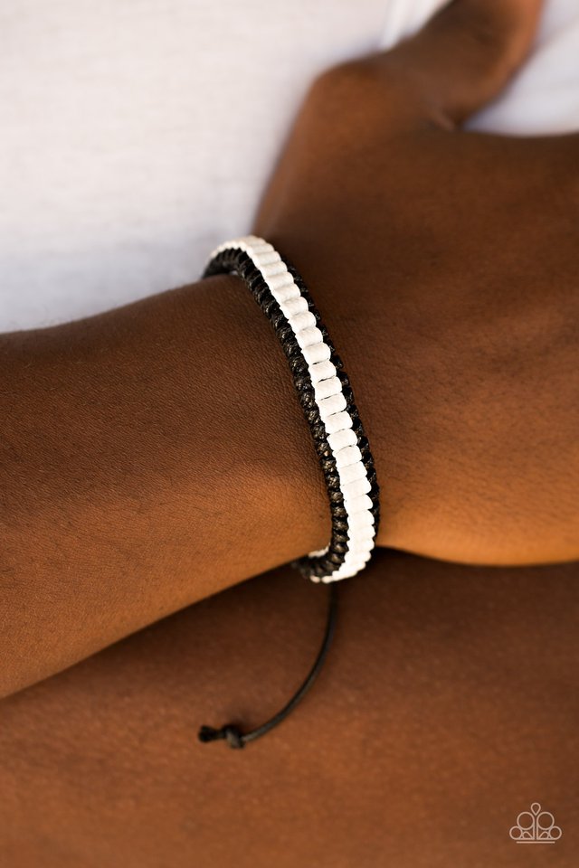 Paparazzi ♥ Trail Tracker - White ♥ Bracelet