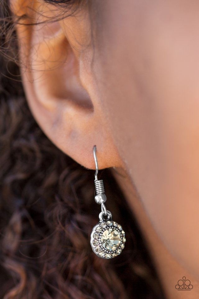 Paparazzi ♥ Born To BEAM Wild - Silver ♥ Earrings
