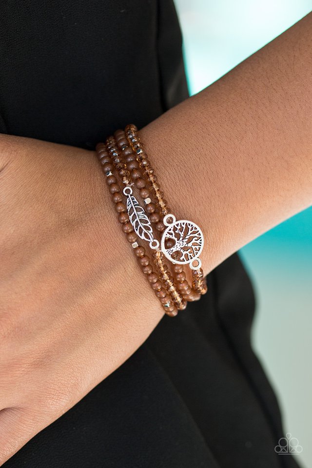 Paparazzi ♥ Wanderluster - Brown ♥ Bracelet