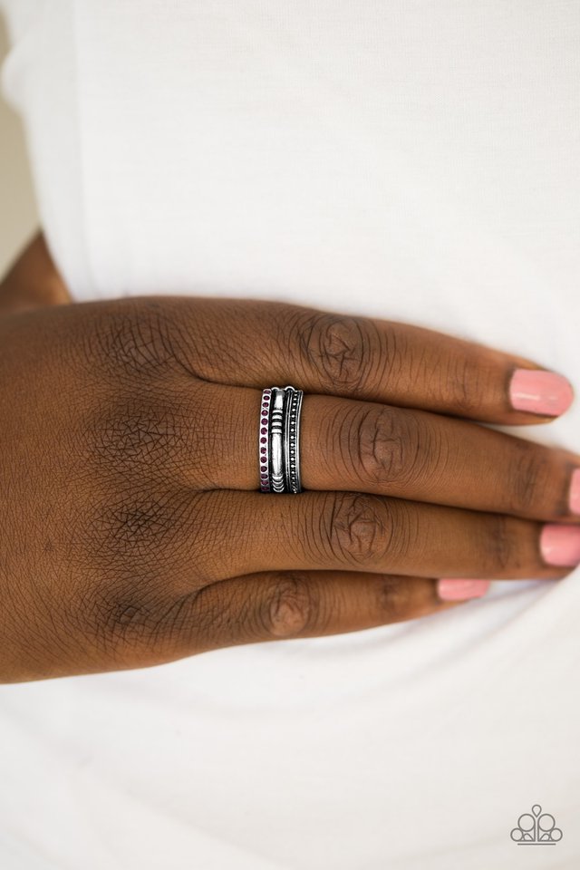 Paparazzi ♥ Safari Shimmer - Purple ♥ Ring