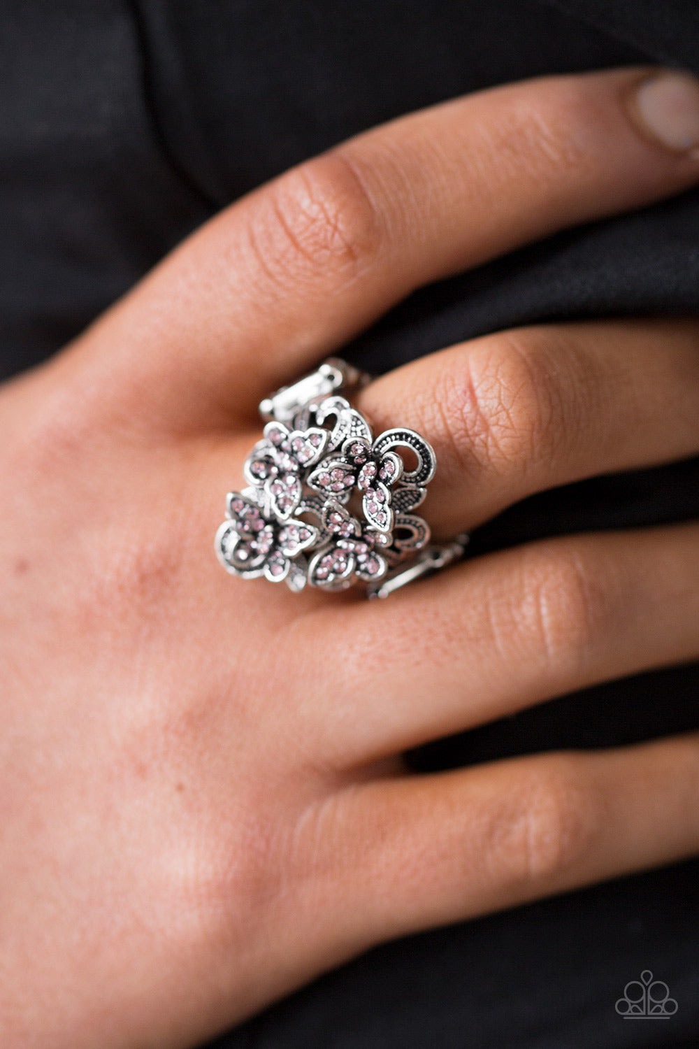 Paparazzi ♥ Butterfly Meadows - Pink ♥ Ring