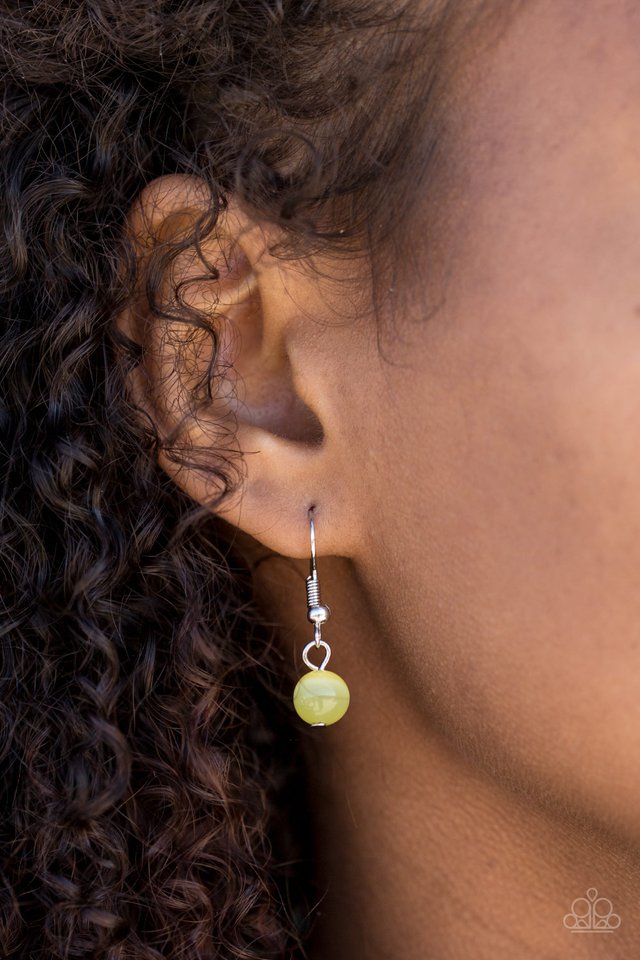 Paparazzi ♥ Bubbles Over - Yellow ♥ Necklace