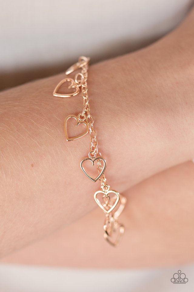 Paparazzi ♥ Best Of My Love - Rose Gold ♥ Bracelet