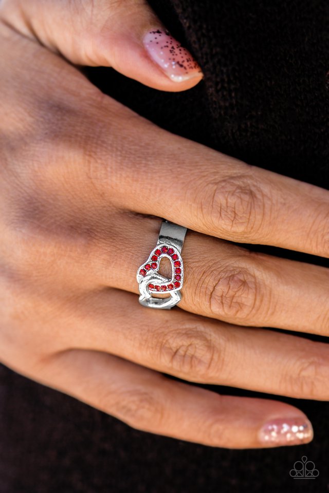 Paparazzi ♥ Pour Your Heart Out - Red ♥ Ring