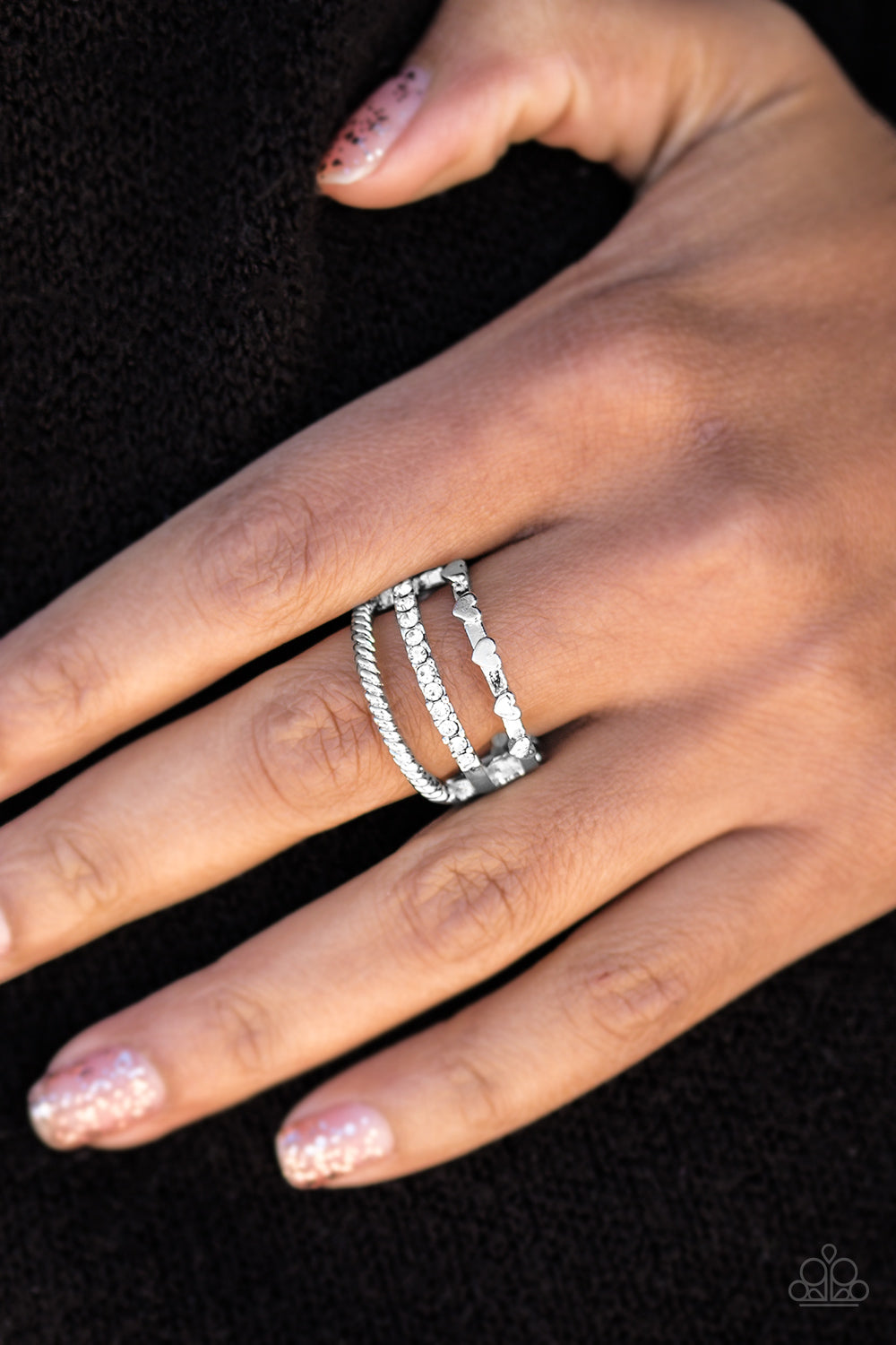 Paparazzi ♥ Dear To My Heart - White ♥ Ring