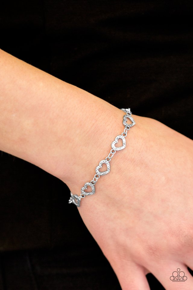 Paparazzi ♥ Already Taken - Silver ♥ Bracelet