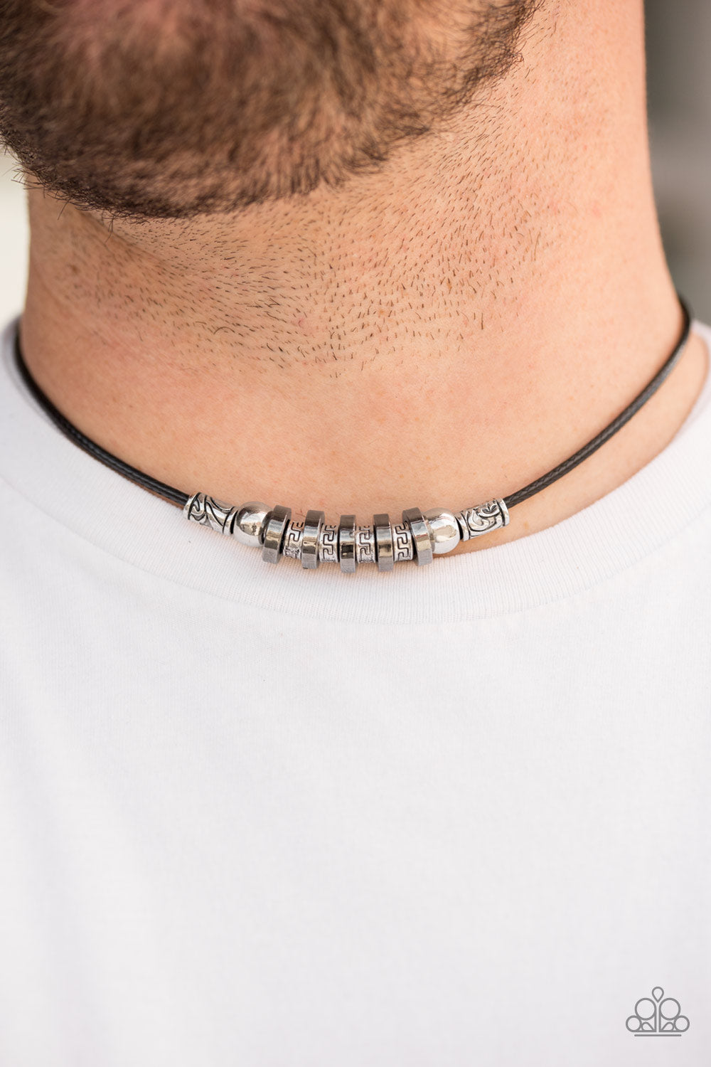 Paparazzi ♥ Ancient Canyons - Black ♥ Necklace