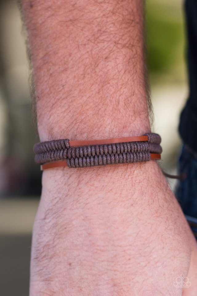Paparazzi ♥ Trail Rage - Brown ♥ Bracelet