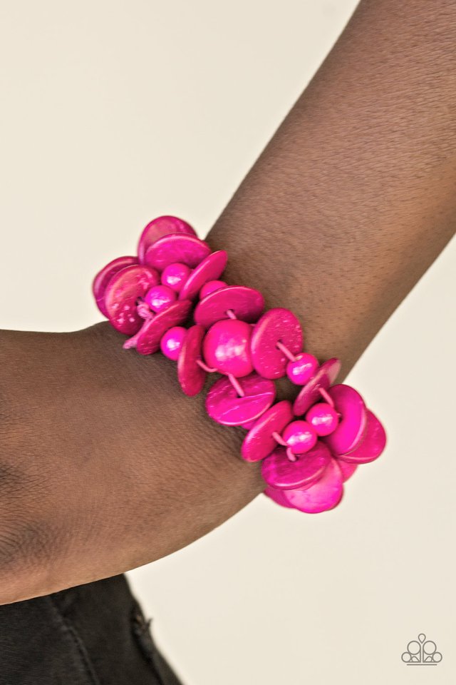 Paparazzi ♥ Tropical Temptress - Pink ♥ Bracelet