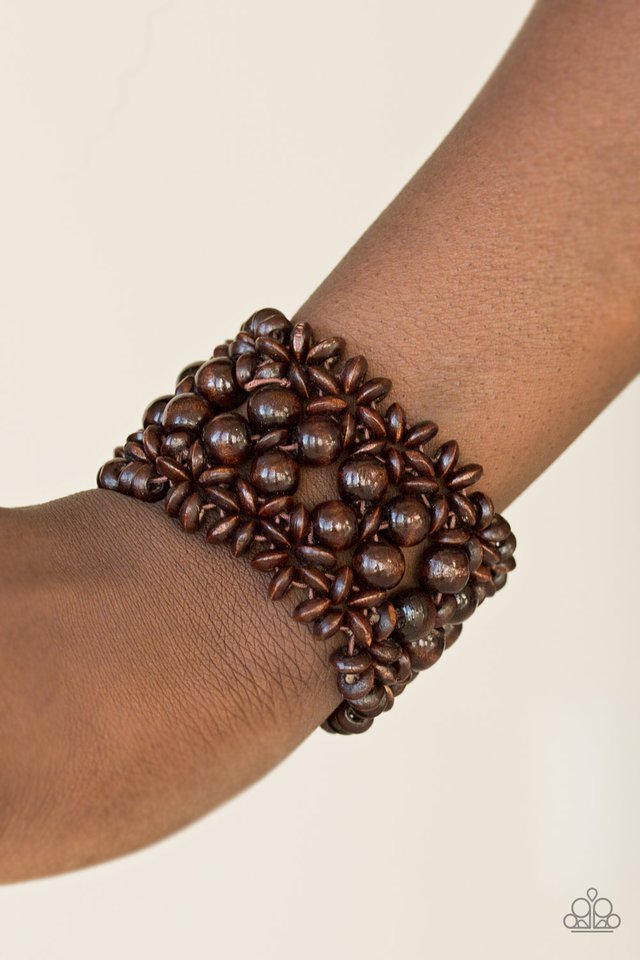 Paparazzi ♥ Tropical Bliss - Brown ♥ Bracelet