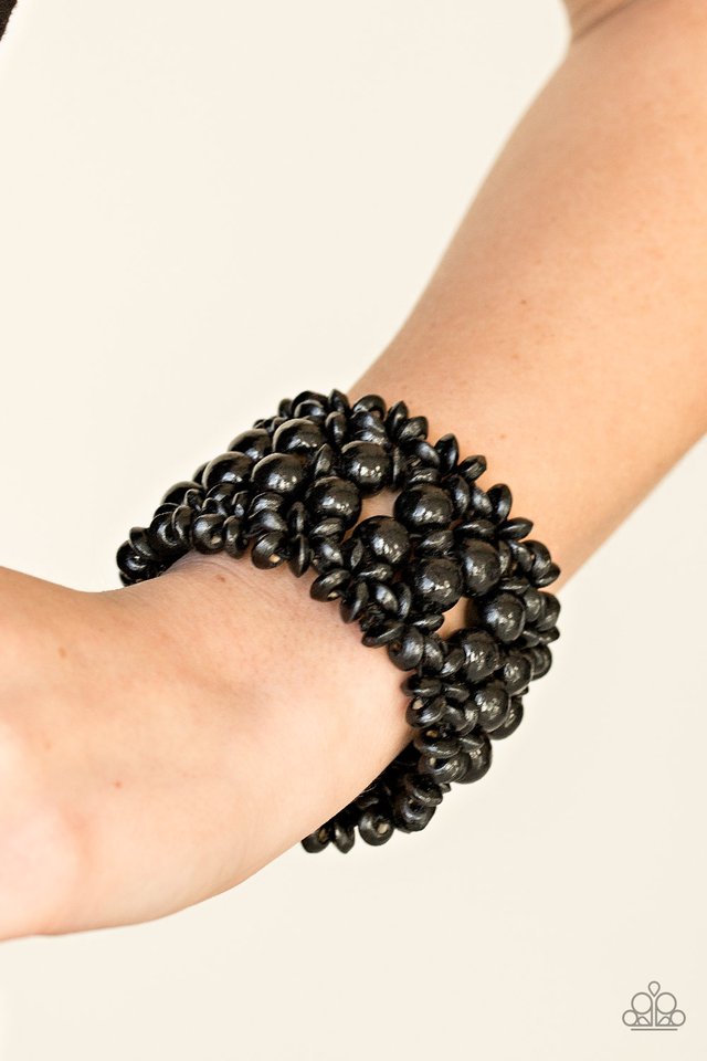 Paparazzi ♥ Tropical Bliss - Black ♥ Bracelet