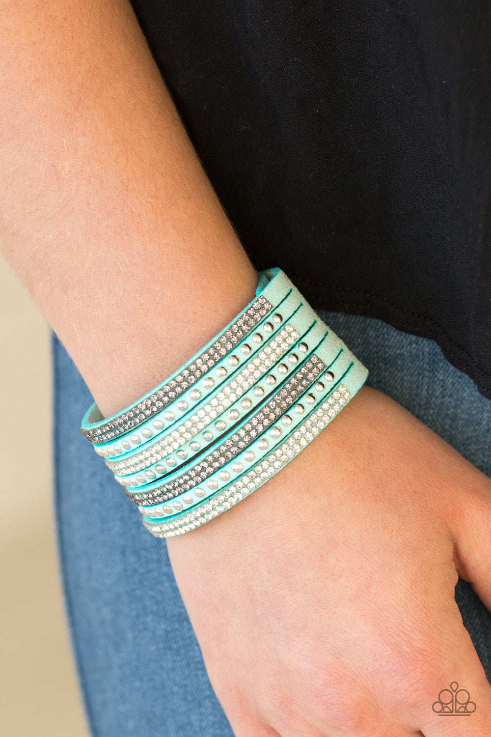 Paparazzi ♥ Victory Shine - Blue ♥ Bracelet