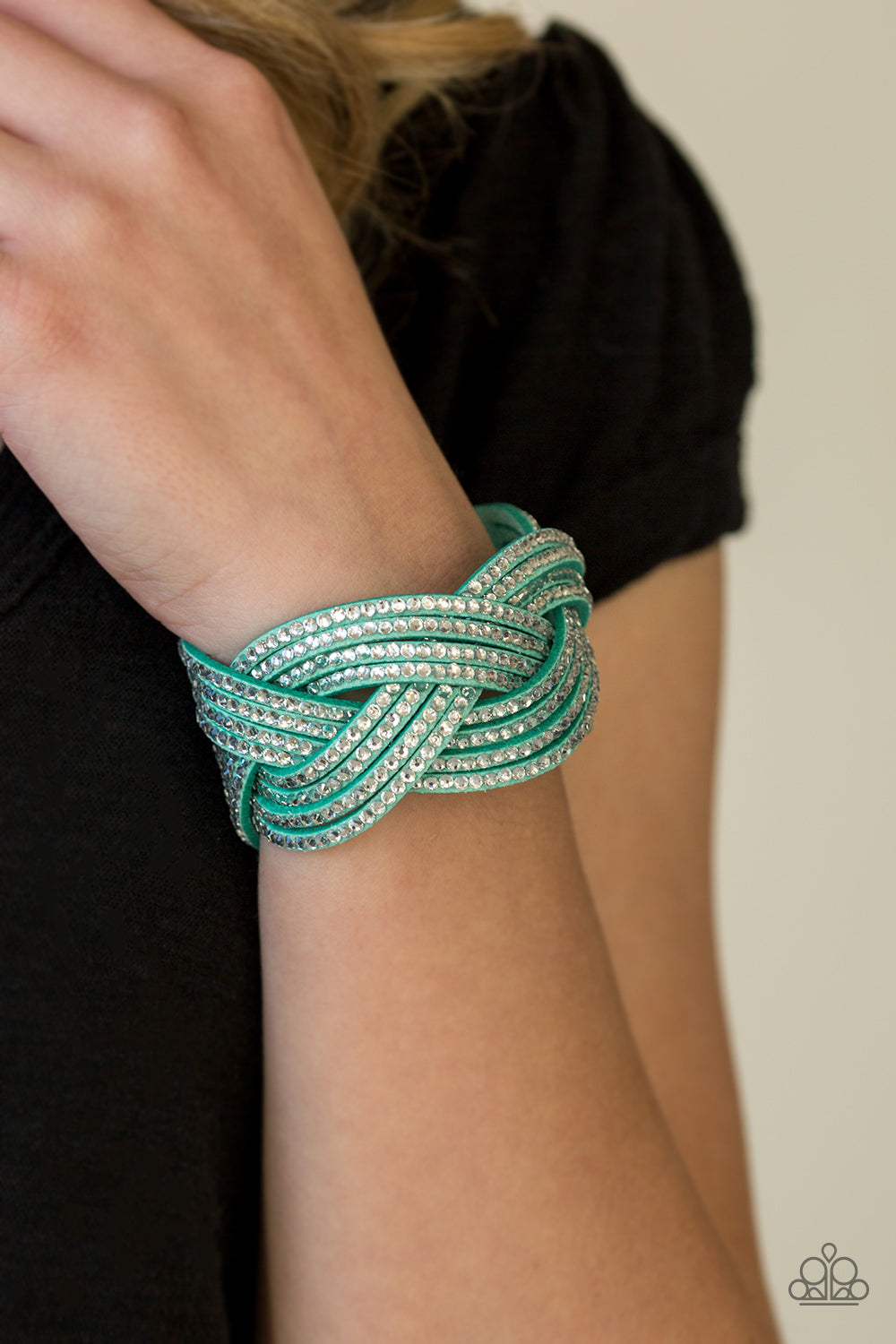 Paparazzi ♥ Big City Shimmer - Green ♥ Bracelet